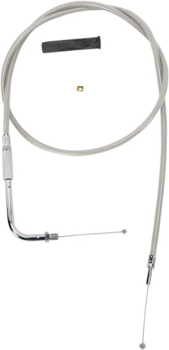 Drag Specialties - Drag Specialties Alternative Length Braided Throttle Cable - 42in. - 5331102B