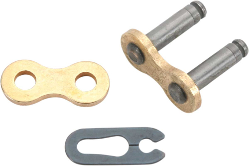 D.I.D - D.I.D Clip Connecting Link for 428 NZ DAI-Hard (DHA) Series Super Non O-Ring Chain - Gold - 428NZGB-FJ