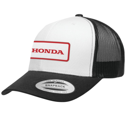 Factory Effex - Factory Effex Honda Throwback Hat - 25-86304 - White/Black - OSFM