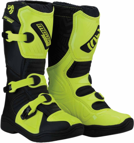 Moose Racing - Moose Racing M1.3 Youth Boots - 3411-0450 - Black/Hi-Viz - 7