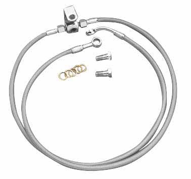 Galfer Brakes - Galfer Brakes Metric Cruiser Stainless Steel Hydraulic Clutch Line - FK003D49CL