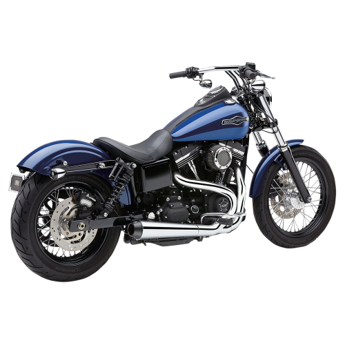 Cobra - Cobra El Diablo 4in. 2-Into-1 Exhaust System - Chrome - 6477