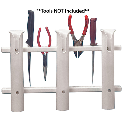 TACO Marine - TACO 3-Rod Poly Rod Rack - White