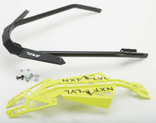 Skinz Protective Gear - Skinz Protective Gear Front Aluminum Bumper - Black/Lime Twist - NXPFB228-LT