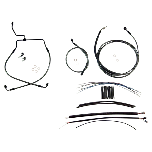 Magnum - Magnum Black Pearl Handlebar Installation Kit for 15-17in. Ape - 487862