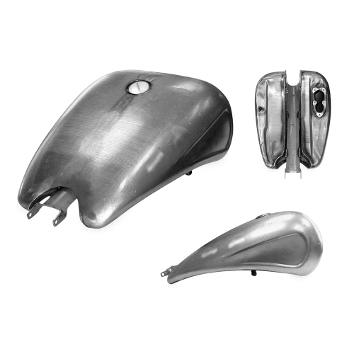Bikers Choice - Bikers Choice 2in. Stretched Steel Gas Tank - 4 Gal. - 482941