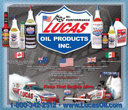 Lucas Oil - Lucas Oil Counter Mats - 10098
