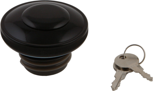 HardDrive - HardDrive Screw in with Lock and Cover Vented Gas Cap - Gloss Black - 03-0320AB-A