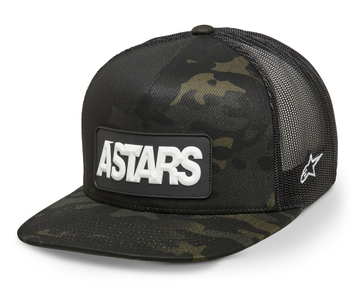 Alpinestars - Alpinestars Cache Trucker Hat - 1214-81128-1010-OS - Black/Black - OSFM
