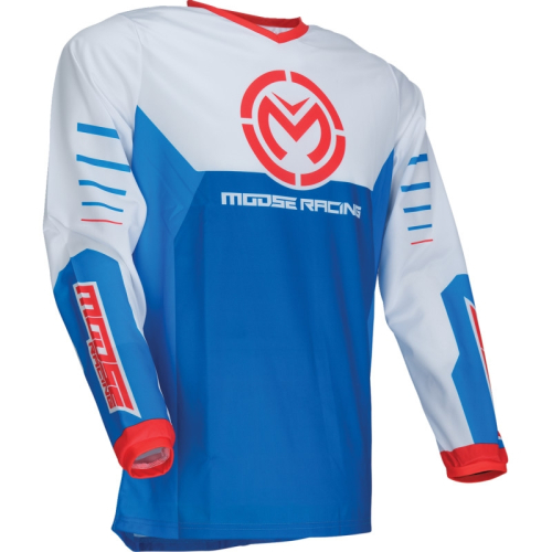 Moose Racing - Moose Racing Qualifier Jersey - 2910-8180 - Red/White/Blue - 3XL