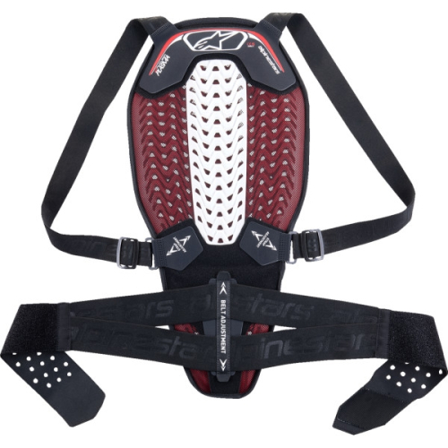 Alpinestars - Alpinestars Nucleon Plasma Back Protector - 6504325-123-L - Black/White/Red - Large