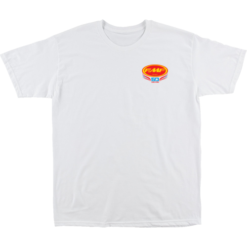 FMF Racing - FMF Racing Since 73 T-Shirt - HO23118909WHTLG - White - Large