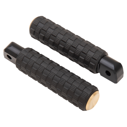 Arlen Ness - Arlen Ness Fusion Passenger Footpegs - Air Trax - Brass - 07-968