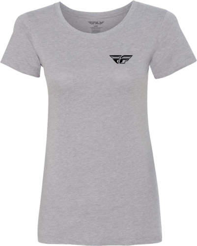 Fly Racing - Fly Racing Fly Pulse Womens T-Shirt - 356-0086S - Gray - Small