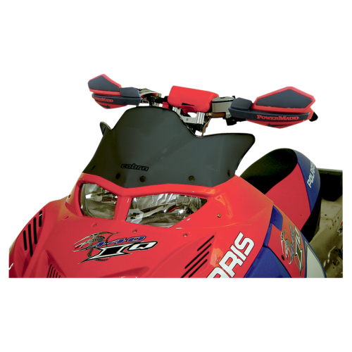 Powermadd - Powermadd Cobra Windshield - 12in. - Black - 11720
