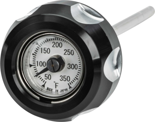 HardDrive - HardDrive White Face Oil Dipstick with Temp Gauge - 88252