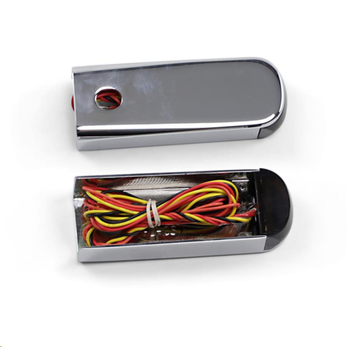 Alloy Art - Alloy Art Strut Mount LED Lights - Smoke Lens - Raw Finish - SSL-BR-2C