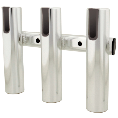 TACO Marine - TACO 3-Rod Holder Rack - Brushed Aluminum