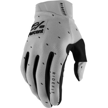 100% - 100% Ridefit Gloves - 10010-00041 - Slasher Silver - Medium