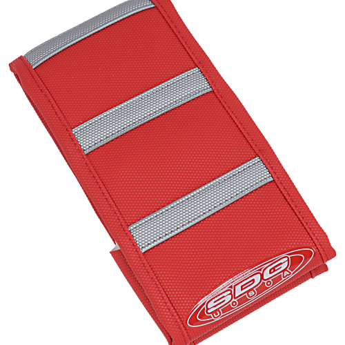 SDG - SDG 6-Rib Gripper Seat Cover - Red Cover/Red Sides with Gray Ribs - 95923XRR