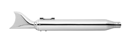 Freedom Performance - Freedom Performance Sharktail 2 1/8in. Slip-On - 36in. - Chrome - HD00350