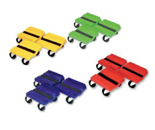 Super Caddy - Super Caddy Four Wheel Dolly - 3 Piece Set - Red - SS RED