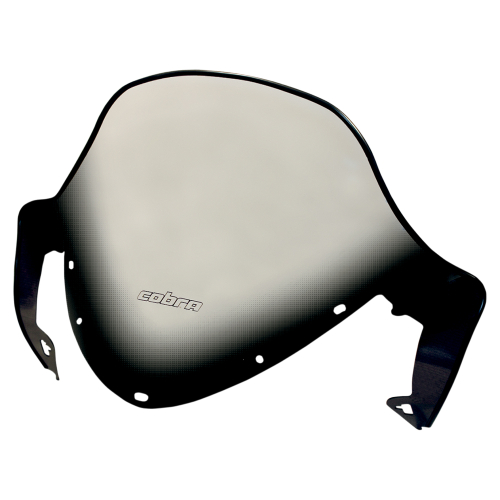 Powermadd - Powermadd Cobra Windshield - 15in. - Clear/Black/Graphic - 11940
