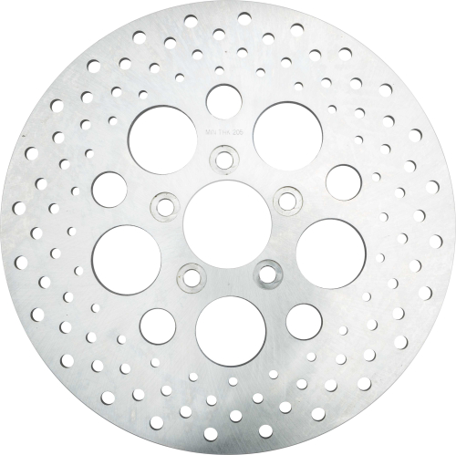 HardDrive - HardDrive Drilled Vented Rear Brake Rotor - Stainless Steel - 144656