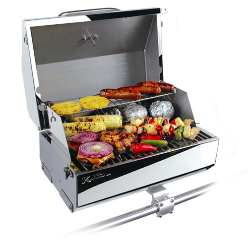 Kuuma Products - Kuuma Elite 216 Gas Grill - 216" Cooking Surface - Stainless Steel
