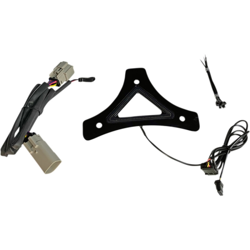 Custom Dynamics - Custom Dynamics Run/Brake Backrest LED Lights - Black - CD-BR-TKE-B