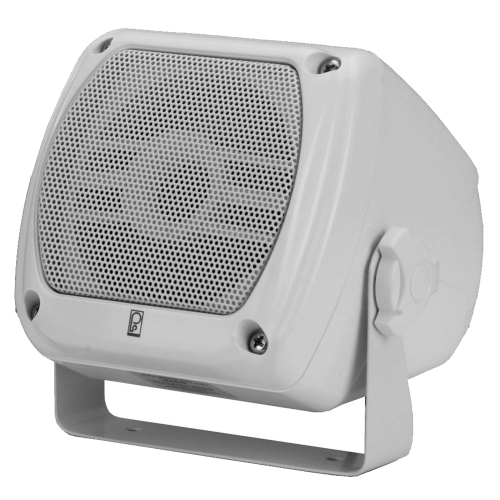 Poly-Planar - Poly-Planar MA-840 80 Watt Subcompact Box Speaker - White