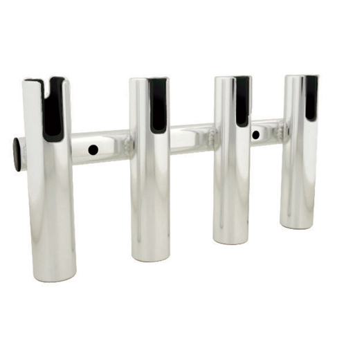 TACO Marine - TACO 4-Rod Holder Rack - Brushed Aluminum