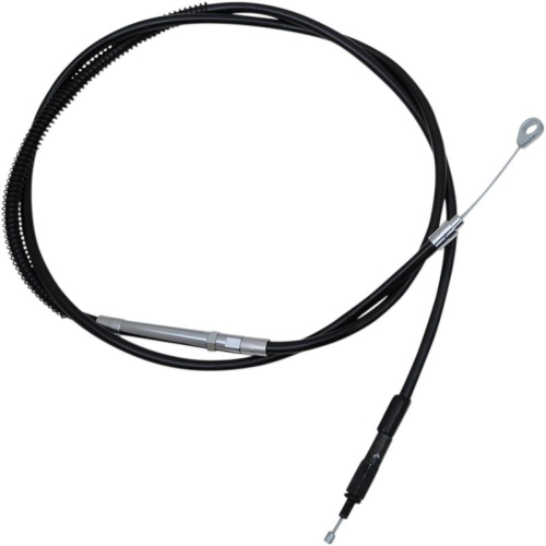 LA Choppers - LA Choppers Clutch Line - Black Vinyl/Stainless Braided - LA-8152C13B