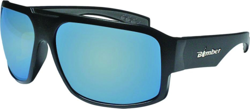 Bomber - Bomber Mega Bomb Safety Floating Sunglasses - M103-ICE - Matte Black / Ice Mirror Lens - OSFM