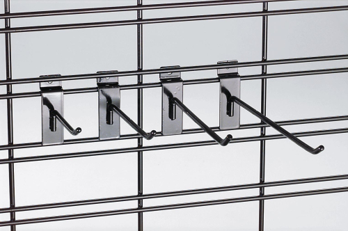 Tucker - Tucker 10in. Display Slat Hook - Chrome - SWH10