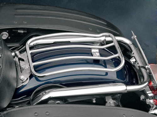 Motherwell - Motherwell 7in. Solo Luggage Rack - Chrome - MWL-430-CH