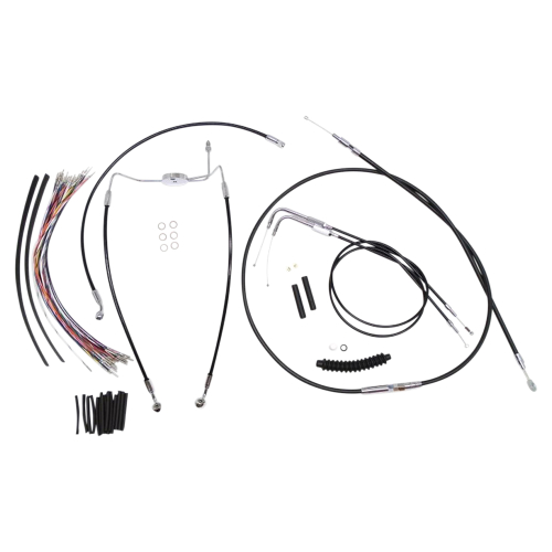 Magnum - Magnum Black Vinyl XR Handlebar Installation Kit for 12-14in. Ape - 489281