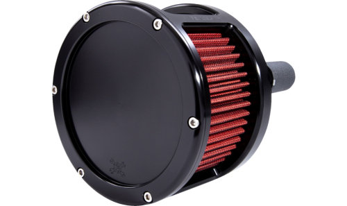 Feuling - Feuling BA Race Series Air Cleaner Kit - Solid Cover - Red Filter - Black Finish - 5423