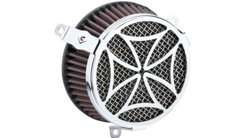 Cobra - Cobra Air Cleaner Kit - Cross - Chrome - 606-0104-02-SB