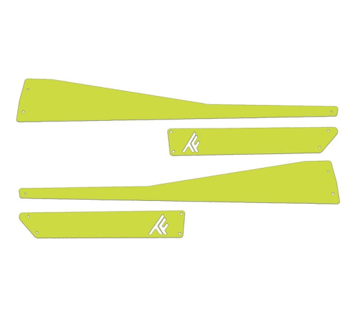 Thumper Fab - Thumper Fab Accent Panels For Half Doors - 2 Door Kit - Lime Squeeze - TF011702.G3S-LS