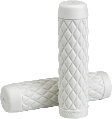 Biltwell Inc. - Biltwell Inc. Torker TPV Grips - White - 6705-0201