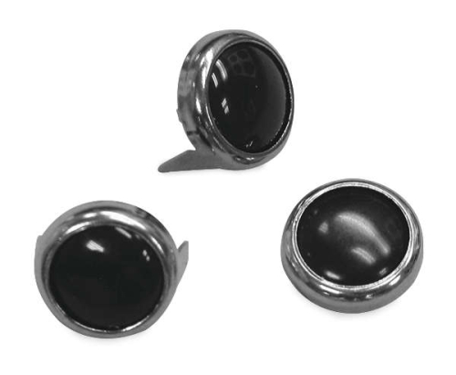 Mustang - Mustang Replacement Studs for Mustang Seats - Pearl Black (10pk) - 78089