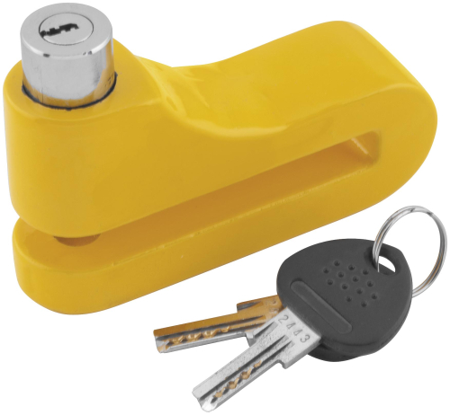 Bully Locks - Bully Locks 10mm Disc Lock - Yellow - 1581L-YLW