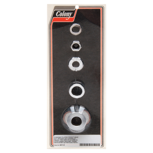 Colony - Colony Axle Spacer and Nut Kits - 2211-5