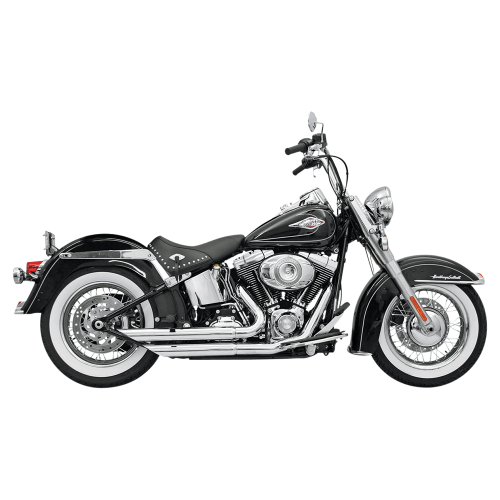 Bassani Manufacturing - Bassani Manufacturing FireFlight Exhaust System - Chrome - 12113B