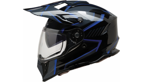 Z1R - Z1R Range Voyager Helmet - 0140-0367 - Black/Blue - 2XL
