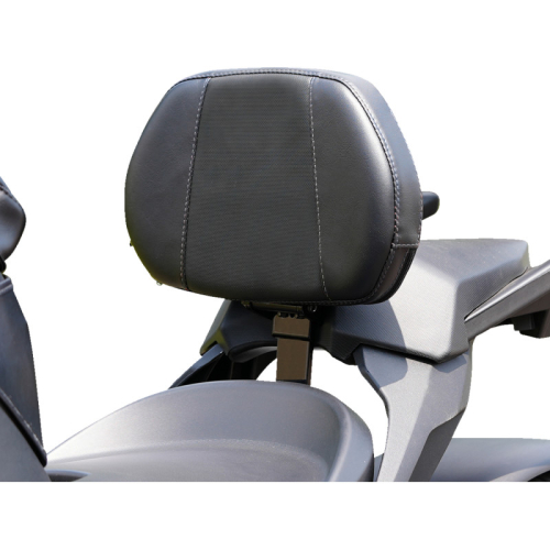 Show Chrome - Show Chrome Grande Backrest - Driver - Black with Black Stitching - 41-416GC