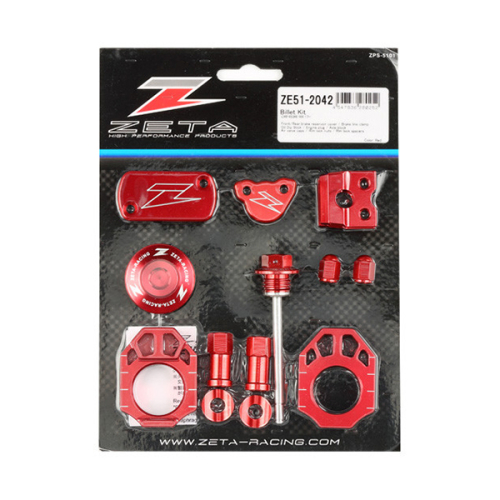 ZETA - ZETA Billet Kit - Red - ZE51-2042