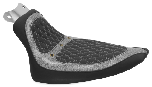 Revere - Revere Runner Vent Solo Seat by Mustang - Silver Metal Flake - 75191MS