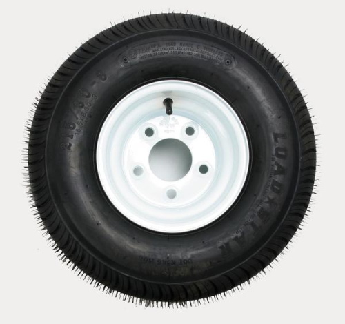Kenda - Kenda Trailer Tire/Wheel Assembly - 6-Ply Rated/Load Range C - 215/60-8 - 5 Hole Rim - 3H310